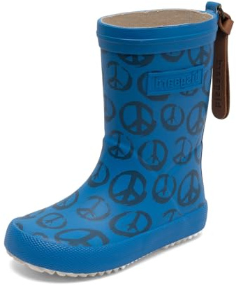 Bisgaard Unisex Kinder Fashion Rain Boot, Peace On Earth Sky, 30 EU