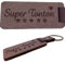 Cadeau Tonton Porte Clés en Bois de Noyer Cuir et Laiton Porte Clé Personnalisé aspect naturel et chaleureux porte clef original