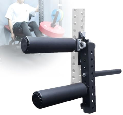 LwiftGal Sitzende BeinverläNgerungs- Und Curl-Maschine, Verstellbarer BeinverläNgerungsaufsatz, Kann Die Beinmuskulatur Effektiv Trainieren, Maximale Belastung 300kg,18mm