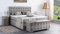 Boxspringbett Lanz 240x220, DS-Silbergrau, 7-Zohnen Taschenfederkernmatratze, Ergoflex - Inklusive Aufbau - Deutscher Hersteller