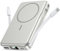 Power Bank, kompatibel mit MagSafe Powerbank 10000mAh, PD 20W Schnellladung Kabellose Powerbank mit Integrierten Kabeln, Magnetisch powerbank für iPhone 16/15/14/13 Pro Max - Beige