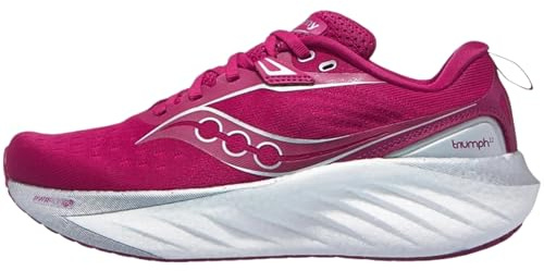 Saucony Triumph 22 Women's Running Shoes, Magenta - 7 UK