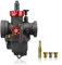 Feegow 1 Satz Vergaser Kit PE 19 mm, passend für 100cc/110cc/125cc Flansch Motorrad Motoren,
