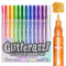 Sipa 12 Metallic Glitzer Stifte 1mm – Für Fotoalbum DIY, Hochzeitsgästebücher, Scrapbooking, Keramik & Weihnachtsdeko – Ungiftig Metallische Farben