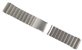 22mm Titan-Metallgliederarmband passend for Fossil Gen 6 5 5E 44mm/ LTE 45mm(Silver 2)