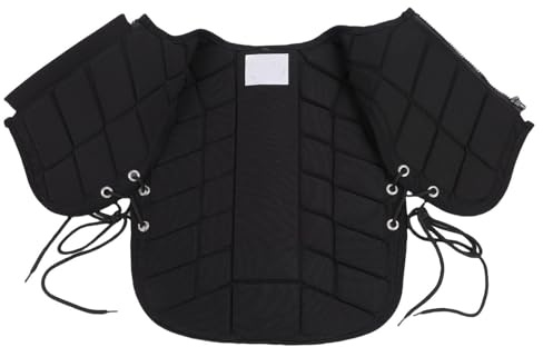 TOPINCN Barn Ridväst, Ridning Skyddsutrustning Ridningsträning Träning Waistcoat Front Blixtlåsare Stängning Vadderad Säkerhetsskydd Mot Ryttningsväst för Pojkar och Flickor (Cs)