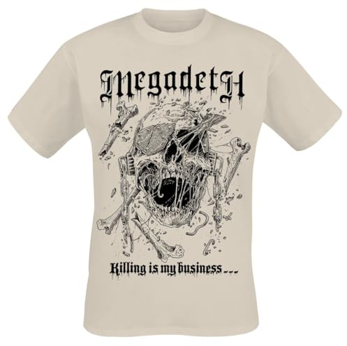 Megadeth Riddick Männer T-Shirt Sand Band-Merch, Bands, Nachhaltigkeit