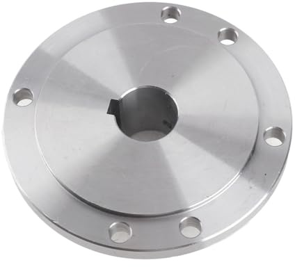 Haofy Hochleistungs-Drehbank-Stahl-Frontplatte, Hartes Material, Hervorragend Passende Holz-Drehbank-Frontplatte für K11-130, K12-130, K72-130, Einfach zu Installieren (28mm)