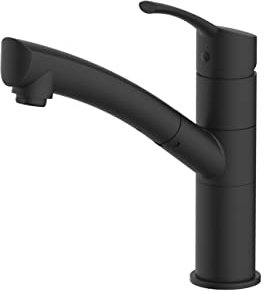Lenz 41130051 NEXO Küchenarmatur, Schwarz-matt
