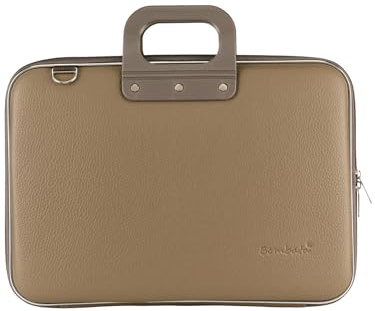 Bombata Classic Aktentasche für 15.6 Zoll Laptop, Hellbraun