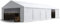 TOOLPORT Carpa almacén 6x12 m PVC 700 N Impermeable Blanco Carpa de Almacenamiento