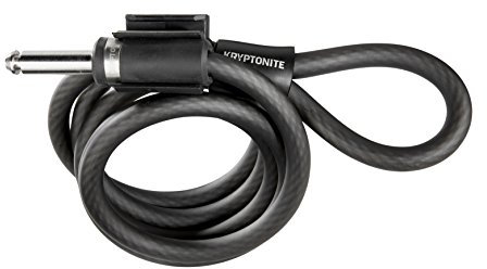 Kryptonite Frame Lock Plug In 10mm Cable - 120cm Length One Size, GK002253, Black