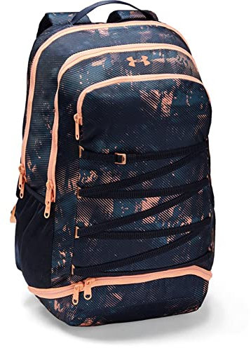 Under Armour Damen Tempo Rucksack, Academy (408)/Peach Horizon, Einheitsgröße