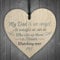 RED OCEAN Dad Angel Memorial Plaque Sign Reminder Memory Fathers Day Keepsake Tree Decoration Gift