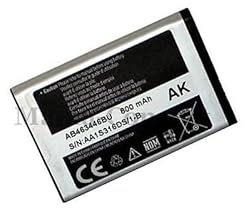 Rechargeable Battery for Samsung Galaxy 800mAh Rechargeable Li-ion Battery AB043446BE AB463446BU AB553446BU for Galaxy C3300K / X208 / B189 / B309 / GT-C3520 / E1228 / GT-E2530 / E339 / GT-E2330