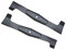 102 cm Messer Satz Rasentraktor AGS Efco Oleo-Mac Agrojet Herkules Axxom Viking - 532-050-422-533, 532-050-422-543/505 900 030, 505 900 031