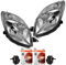 EISENFELS Bundle Set 69620269 Scheinwerfer rechts & links + Stellmotor + Leuchtmittel H4 Classic kompatibel mit Yaris_P9_