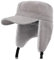 Gisdanchz Russen Fliegermütze Ushanka Schirmmütze Winter Basecap Mütze mit Ohrenklappen Herren Trappermütze Männer Fleece Cappy Frauen Wintermütze Baseballcap Russische Mütze Damen Hellgrau