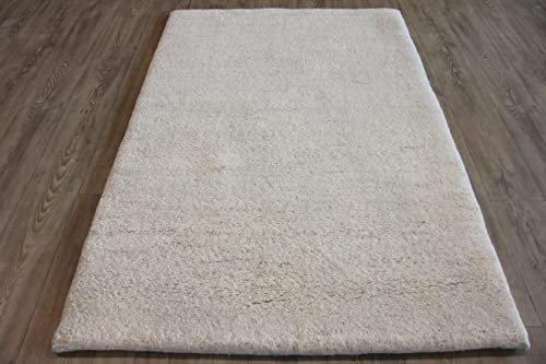 Original Berber Teppich 11 meliert 20/20 Double, handgeknüpft in Marokko, Material: 100% Schurwolle. (40 x 60 cm)