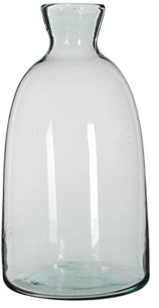 Mica Decorations Vase, Flasche, Florine, Glas, transparent, 44 x Ø 22 cm, Blumenvase