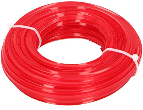 Trimmerschnur 150 m Ø 2,4 mm rot Trimmerfaden Mähfaden Trimmerfaden