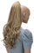 CAISHA 60cm Haarteil Ponytail Zopf Pferdeschwanz Haarverlängerung Voluminös Leicht Gewellt Erdbeerblond Mix H503