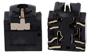 Yushu 2 x 3,5-mm-Kopfhöreranschluss, Ersatz für One S Controller (Farbe: schwarz)
