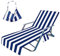 FANSU Schonbezug für Gartenliege, Frottee Handtuch für Sonnenliege Mikrofaser Schnelltrocknend Strandhandtuch mit 2 Taschen, Strandtuchfür Schwimmbäder, Strände, Gartenhotels(75x210cm)