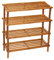 Acan Zapatero de Madera 4 Niveles. Estantería, Mueble Zapatero de Madera 4 Alturas Multiuso, Soporte para Zapatos - 67,5 x 62,5 x 26 cm - Color Cerezo