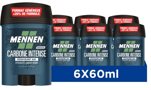 Mennen Natural Force Deodorant natürlichen Ursprungs Herren 48H Stick breit ohne Alkohol gegen Fingerabdrücke