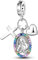 Hapour 925 Sterling Silber Anhänger Charme für Armband Halskette niedliche Katze Muscheln Jungfrau Maria Anhänger Bead Charms für Frauen
