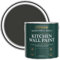 Rust-Oleum Black Washable Kitchen Wall Paint in Matt Finish - Dark Magic 2.5L