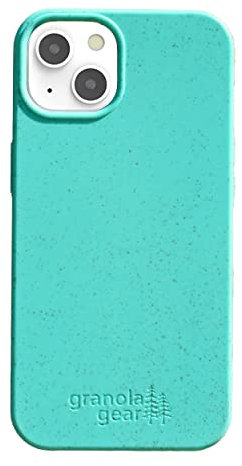 Eco by GranolaGear - Eco-Friendly Phone Case for iPhone 15 - Biodegradable, Compostable, Plastic-Free, Made from Plants - Sea Glass