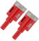 Brocas Diamante para Porcelanico 28mm - FOCSTOL 2 piezas Broca Corona Diamante con Mango Triangular para Gres Porcelánico Mármol Granito