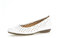 Gabor Damen Klassische Ballerinas, Frauen Flats,Ballerinen,Pumps,Halbschuhe,Sommerschuhe,Slipper,Ballerina-Schuhe,flach,Weiss,41 EU / 7.5 UK