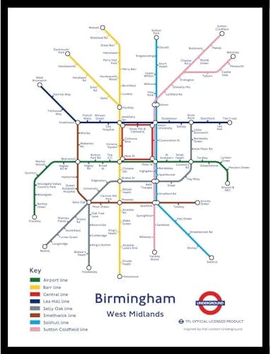 The Happy Puzzle Company - Glasgow Underground Jigsaw Map 1000 Pieces - Jigsaw Puzzles for Adults 1000. This is an official Transport For London licenced product.