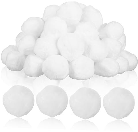 Healeved Boules Filtrantes pour Piscine Système à Sable Nettoyage Aquarium Piscine