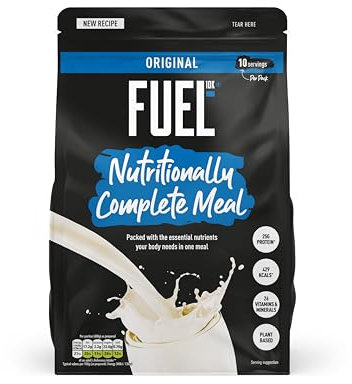 FUEL10K Complete Nutrition Dry Shake, Original Vanilla, Added Vitamins and Minerals, 1 kg