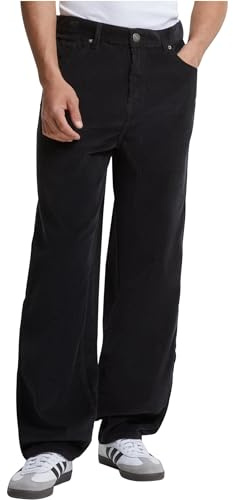 Urban Classics Herren 90´s Corduroy Pants Black, 38