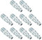 PATIKIL 1/4 Air Fittings Steel, 10Pcs 300PSI Air Male Plug Compressor Connect Fittings for Automotive Industry Air Compressors Mechanical Engineering, Silver