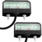 AGRISHOP Kennzeichenbeleuchtung LED 12v 24v Wasserdicht ECE Prüfzeichen 2 Stück Nummernschildbeleuchtung Kaltes Weiß für LKW Anhänger
