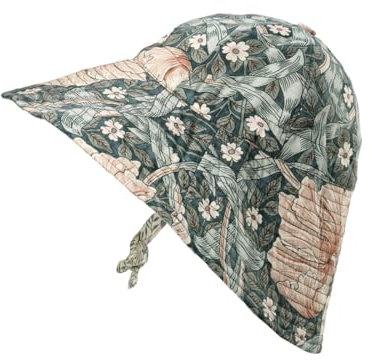 Elodie Details Sonnenhut für Babys, Kleinkinder und Kinder mit breiter Krempe und Nackenschutz, aus zertifizierter Oeko-Tex Baumwolle mit UV Sonnenschutz, Morris & Co - Pimpernel, 2-3 Jahre