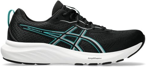 ASICS Herren Gel-Contend 9 Sneaker, Black/Wave Teal, 48 EU