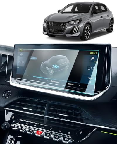 BIXUAN 208 e-208 2008 e-2008 e-2008 10 Navigation Schutzfolie kompatibel mit Peugeot 508 50SW 508L i-Cockpit 2019-2024 Displayschutzfolie Transparent 9H Kratzfest Gehärtetes Gla Navi Folie