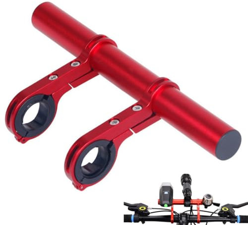 EIHI Extensor de Manillar para Bici,Se Puede Utilizar para asegurar teléfonos Inteligentes, GPS, linternas, timbres, 20 cm