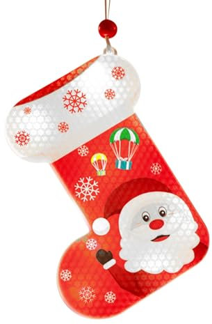 TianWlio Decorazione natalizia per albero di Natale, regalo con display a LED con piccole luci colorate e decorazioni per albero di Natale, decorazione per la creazione di un albero di Natale (E, A)