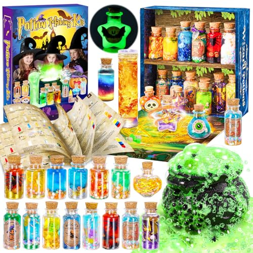 Wizard Potion Making Kit Children, Craft Kits for Kids Age 5 6 7 8 9 Toys for 6 7 8 9 Year Old Girls Boys Potions Kit for Kid 6 7 8 9 10 Year Old Birthday Easter Gifts for Kids Age 6-12 Wicked Toys