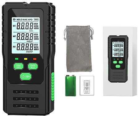 Meter 3 in 1 Radiation Detector Electric Field Radiation Detector Magnetic Field Radio Frequency Tester