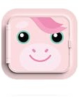 tigermedia Displaycover Elphi Einhorn | Passend zur tigerbox MINI Tragehülle | Bewahrt den Bildschirm der tigerbox zuverlässig vor Kratzern und Stößen