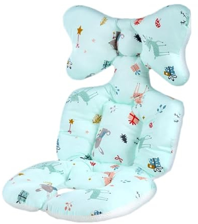Baby-Sitzkissen | Kinderwagen-Sitzbezug, Kopf- und Körperstützkissen für | Kinderwagensitze